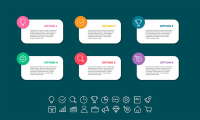 list infographic template design . option infographic template design,business infographic concept for presentations, banner, workflow layout, process diagram, flow chart and how it work
