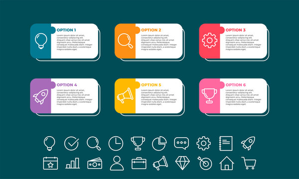list infographic template design . option infographic template design,business infographic concept for presentations, banner, workflow layout, process diagram, flow chart and how it work
