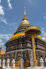 Within Wat Phra That Lampang Luang is a Lanna-style Buddhist temple in Lampang province northern of Thailand.