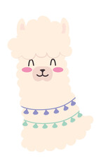 cute fluffy llama