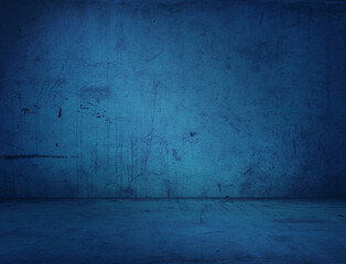 blue concrete background