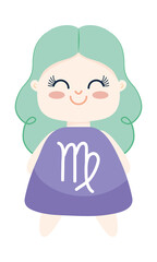 kawaii character of virgo