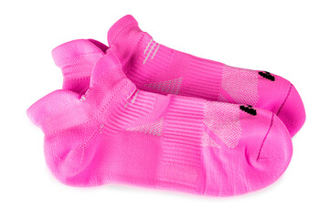 new pionk sports socks isolated on white background