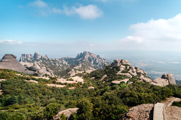 view from the top of the mountain 