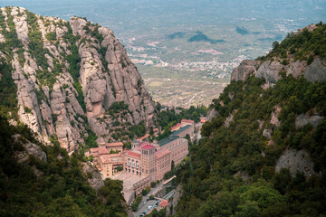 Obraz premium rock formation monastery 