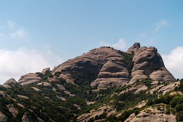 view of the mountains