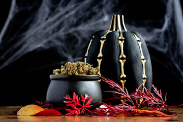 Cannabis Halloween Cauldron