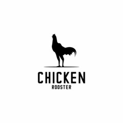 rooster, restaurant and farmer logo illustration vector