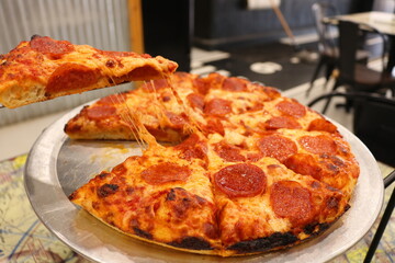 Pepperoni Pan Pizza