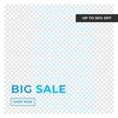 Obraz premium Sale discount template design banner background with photo college. Square template set for banner sale, presentation, flyer, poster, invitation. Black friday sale social media template premium vector