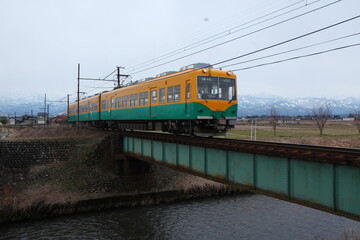 Obraz premium 富山地方鉄道