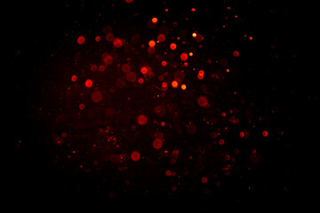 Abstract red bokeh