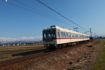 Fototapeta na wymiar 富山地方鉄道