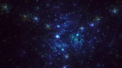 Fototapeta premium 3D rendering abstract colorful fractal light background