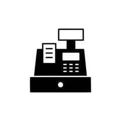 payment icon in solid black flat shape glyph icon, isolated on white background 