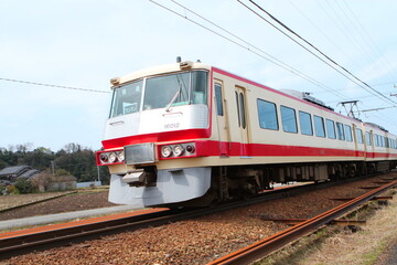 Obraz premium 富山地方鉄道ロマンスカー 