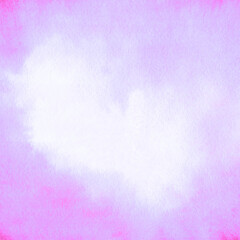 Pink purple watercolor. Hand-drawn. Light spot. Web banner. Birthday, valentine's day, wedding, valentine, mother's day, 14 february concept. Artistic abstract background with copy space for design.