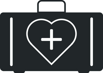 Obraz premium First aid Icon in trendy flat style isolated Medical symbol for your web site design, logo, app, UI. Vector illustration