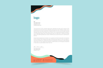 Professional business letterhead design. Corporate Letterhead Templates For Your Business company. The Letterhead Element Of Stationery Design. Vector Illustration