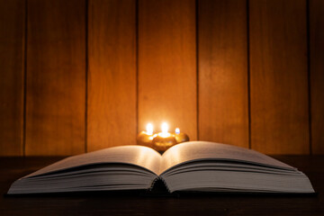 Bible book in Christmas time