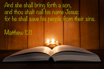 Christmas bible book