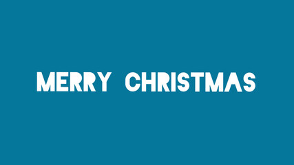 Meri Christmas stylist font blue background white texture illustration
