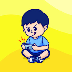 cheerful, male, child, man, person, illustration, art, logo illustration, character, background, boy, cartoon, chat, communication, computer, mobile phone, moba, cute, design, devices, gadget, floor, 