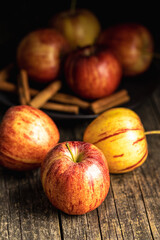 Fresh autumn apples
