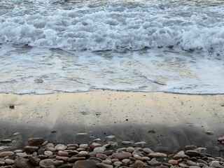 waves on the beach