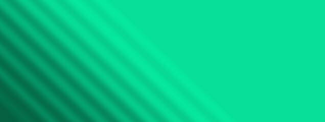 Trendy  banner gradient color. Green abstract, background. Flat and wavy oblique shades.