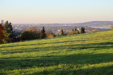 View on Bonn and river Rhine