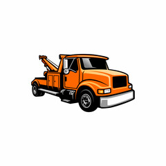 tow truck - towing truck - service truck isolated vector