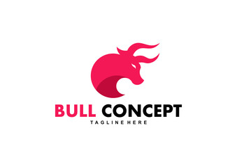 Bull Concept Logo With Modern Style For Your Brand Identity