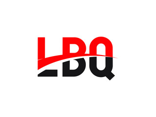 LBQ Letter Initial Logo Design Vector Illustration