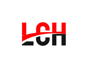 LCH Letter Initial Logo Design Vector Illustration