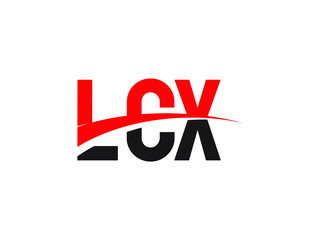 LCX Letter Initial Logo Design Vector Illustration