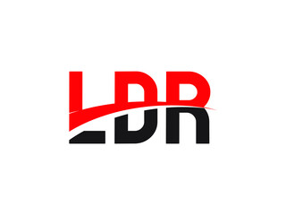 LDR Letter Initial Logo Design Vector Illustration
