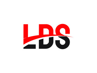 Obraz premium LDS Letter Initial Logo Design Vector Illustration