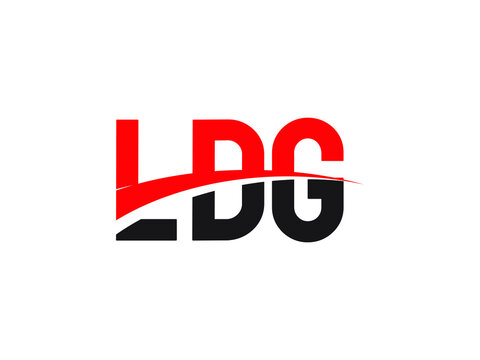 LDG Letter Initial Logo Design Vector Illustration
