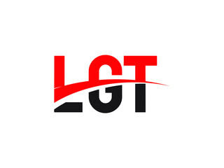 LGT Letter Initial Logo Design Vector Illustration