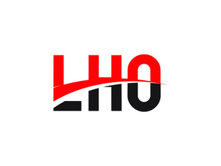 LHO Letter Initial Logo Design Vector Illustration
