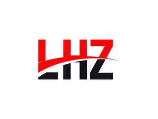 LHZ Letter Initial Logo Design Vector Illustration