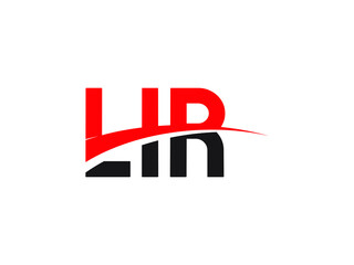 LIR Letter Initial Logo Design Vector Illustration