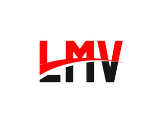LMV Letter Initial Logo Design Vector Illustration