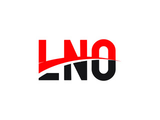 LNO Letter Initial Logo Design Vector Illustration