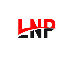 LNP Letter Initial Logo Design Vector Illustration