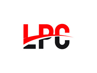 LPC Letter Initial Logo Design Vector Illustration