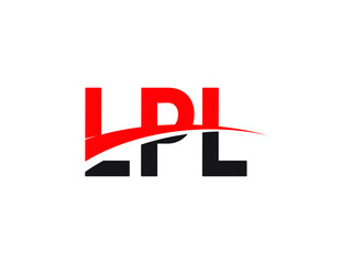 LPL Letter Initial Logo Design Vector Illustration