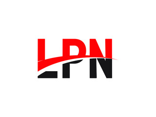 LPN Letter Initial Logo Design Vector Illustration