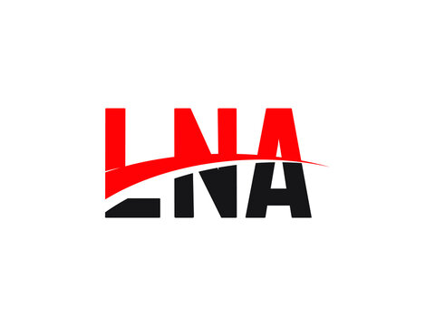 LNA Letter Initial Logo Design Vector Illustration